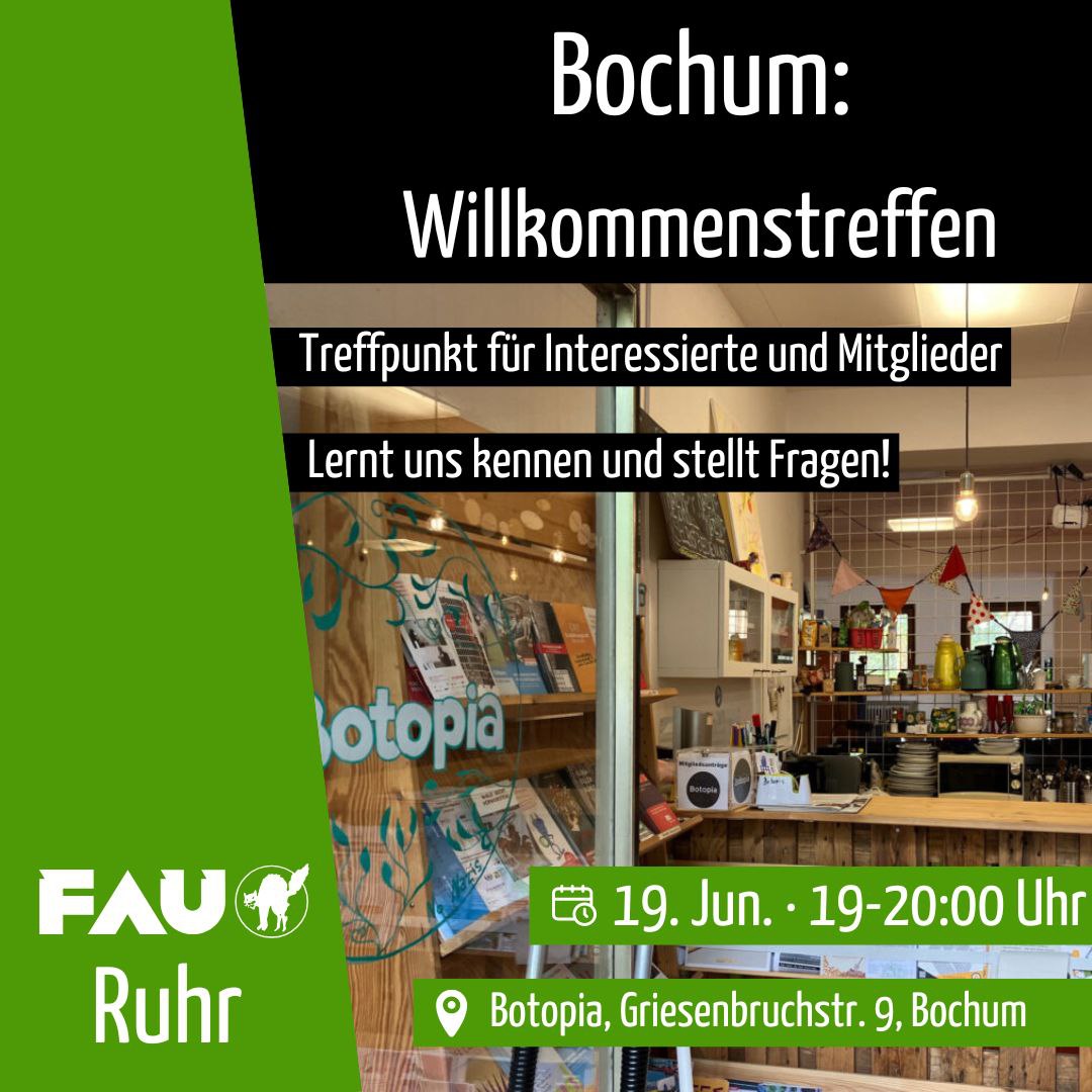 Bochum: Willkommenstreffen