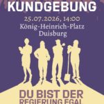 Kundgebung: Du bist der Regierung egal