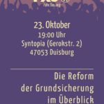 Duisburg: Die Reform der Grundsicherung im Überblick